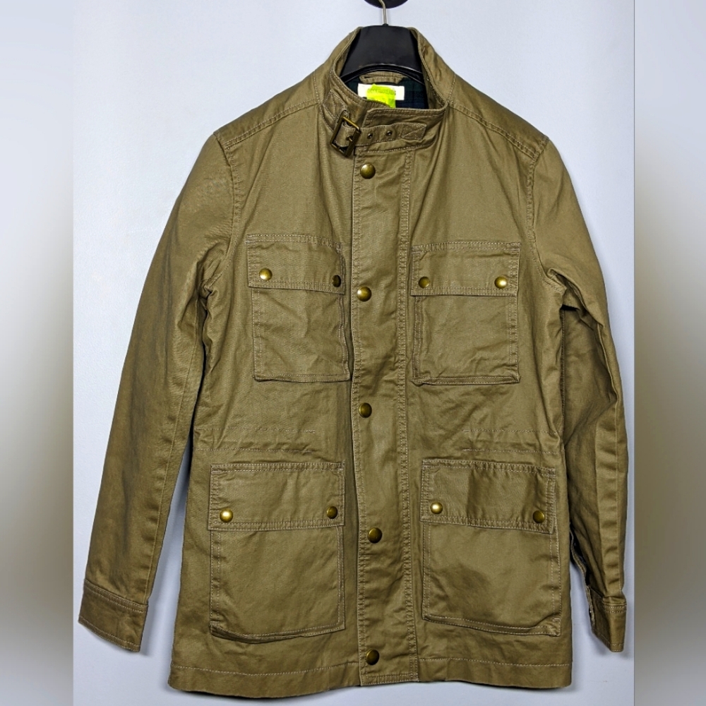 NEW Goodthreads Men's Lightweight 4-Pocket Military Jacket Sz XS